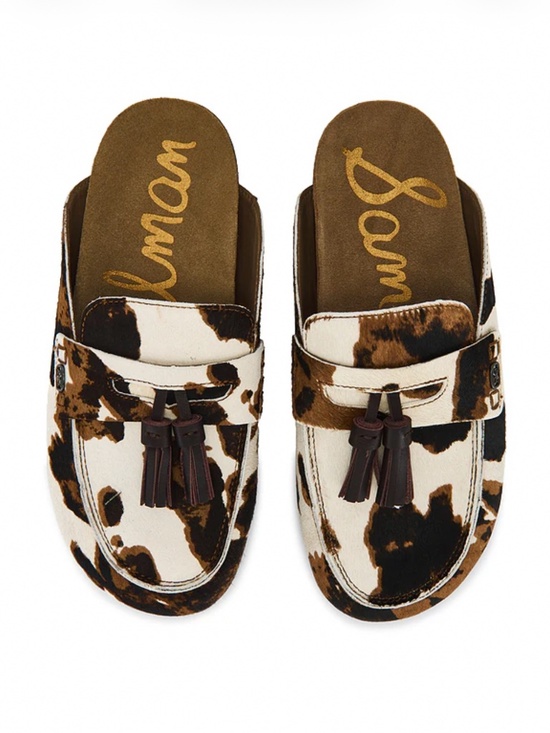 Sam Edelman Shoes - NWT Sam Edelman Astrid Animal Print Mule Brown Multi Sz 7